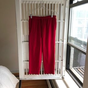 Anthropologie silk-like pajama or lounge bottoms